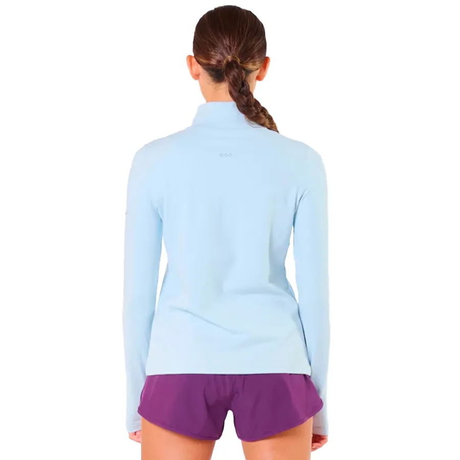 Imagen 1 de 4 de Buzo Saucony Solstice 1/4 II-CELESTE
