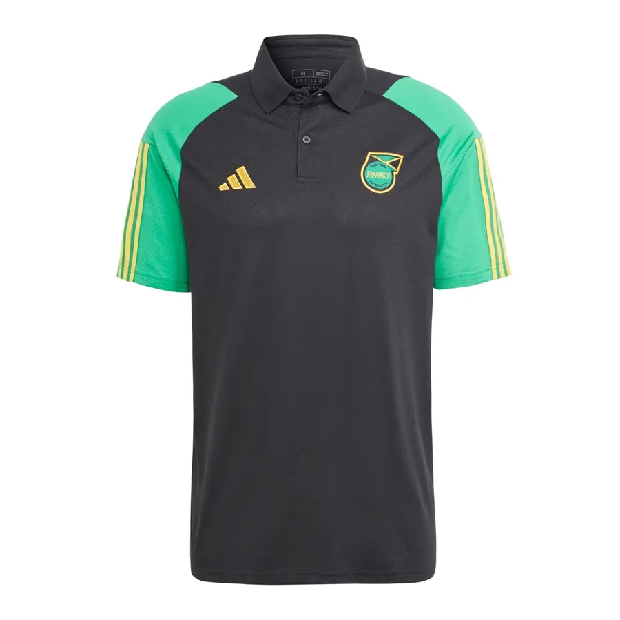 Imagen 0 de 5 de Remera adidas Chomba Tiro Jamaica 23-NEGRO/VERDE/AMARILLO