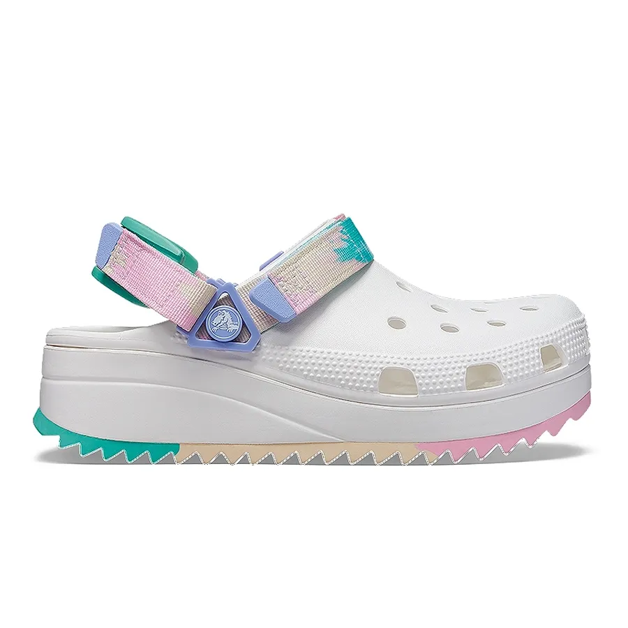 Imagen 0 de 7 de Sandalias Crocs Classic Hiker Clog-BLANCO/VERDE/LILA