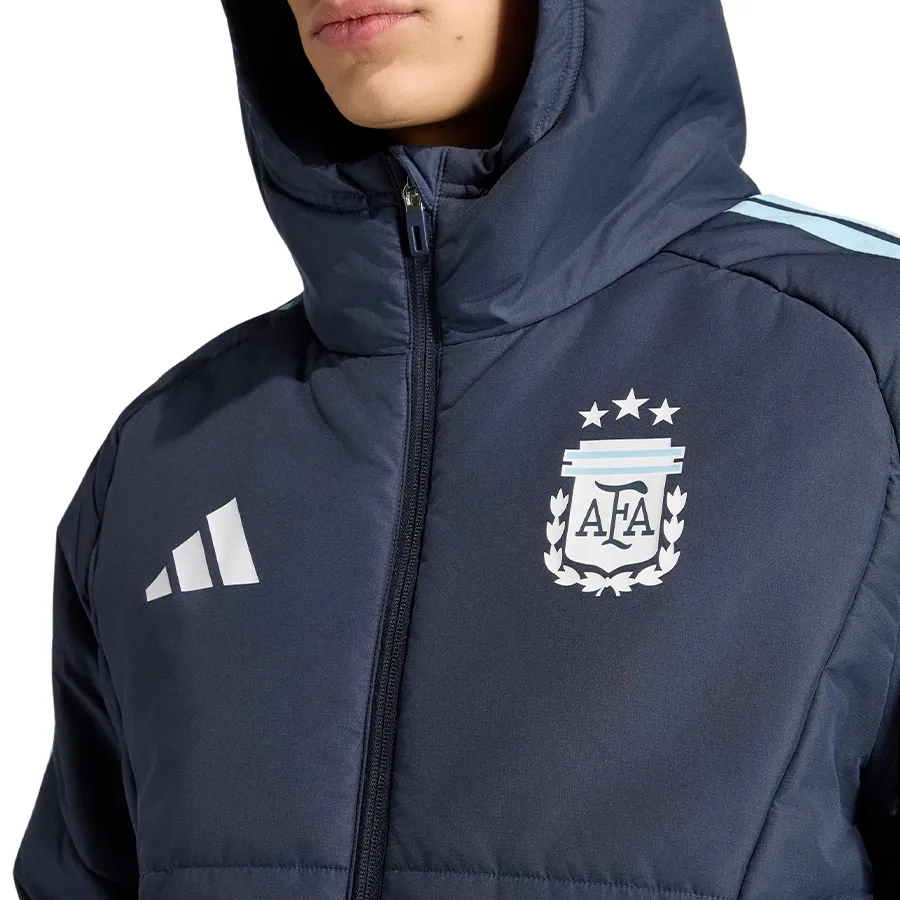 Imagen 3 de 5 de Campera adidas de invierno Afa 26-MARINO/CELESTE