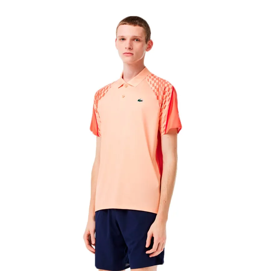 Imagen 0 de 4 de Remera Lacoste Novak Djokovic-NARANJA/CORAL