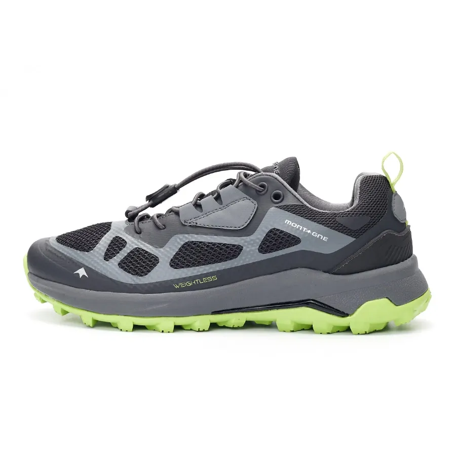 Imagen 2 de 5 de Zapatillas Montagne Weightless-GRAFITO/VERDE