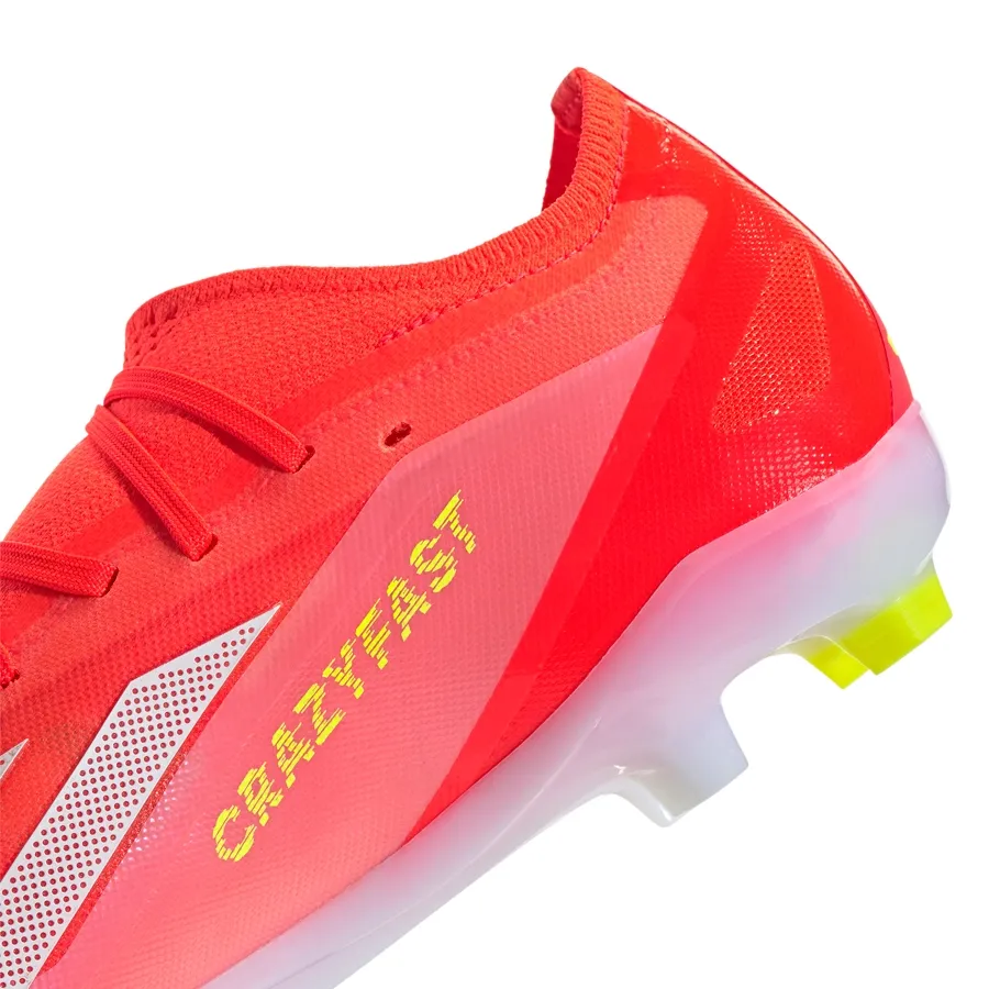 Imagen 5 de 8 de Botines adidas X Crazyfast Pro Fg-NARANJA/CORAL FLUOR/BLANCO