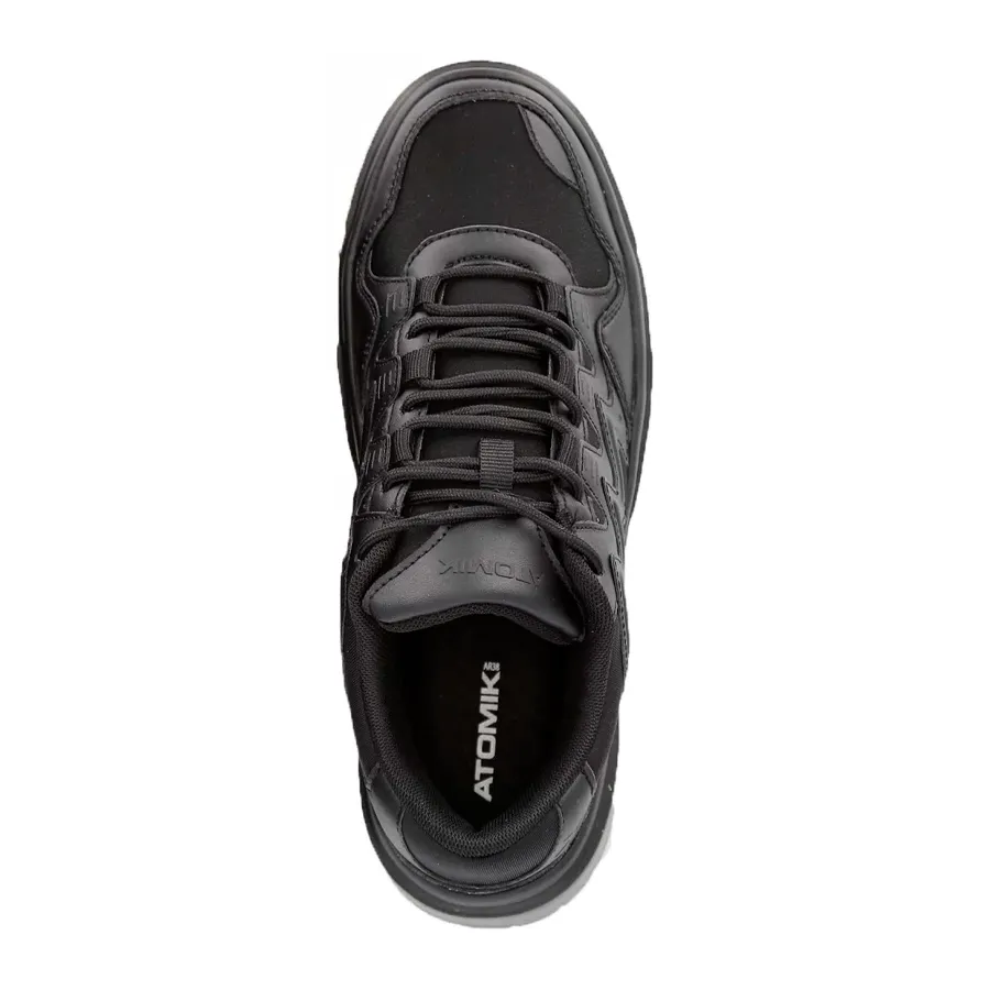 Imagen 2 de 5 de Zapatillas Atomik Casual Urbano Blanche-NEGRO
