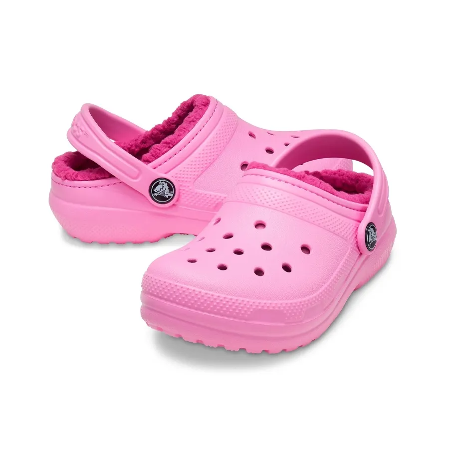 Imagen 1 de 5 de Ojotas Crocs Classic Lined Clog-ROSA