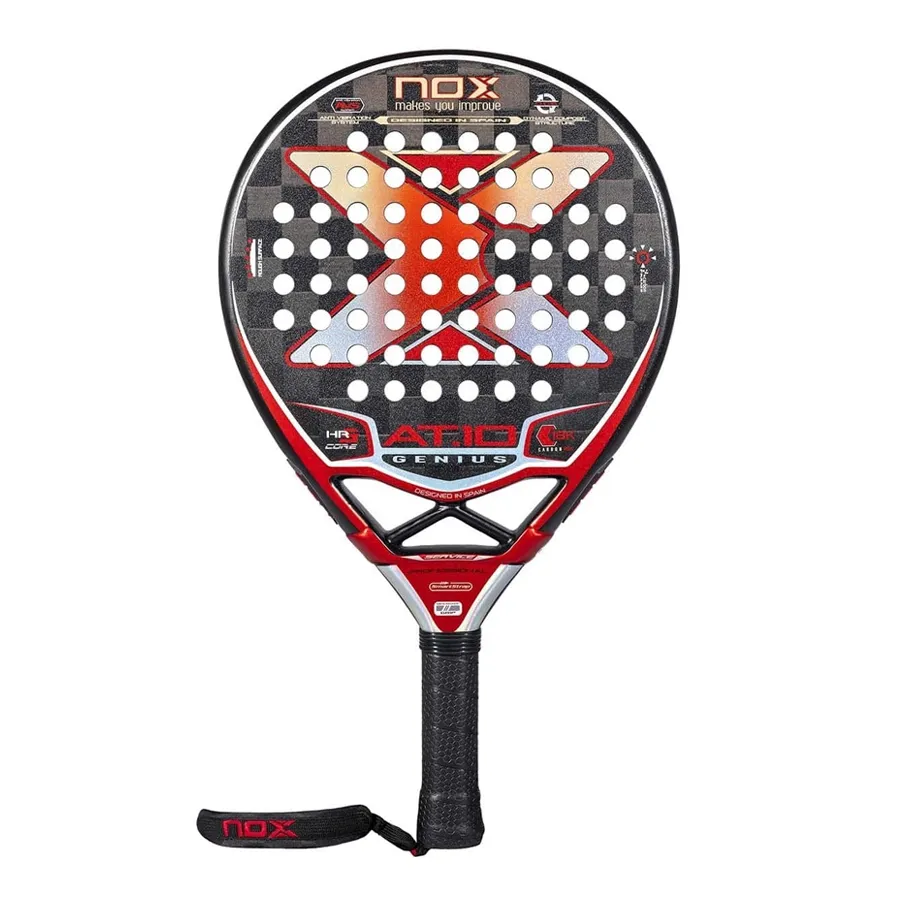 Imagen 0 de 7 de Paleta Nox At 10 Genius 18 K-NEGRO/PLATA/ROJO