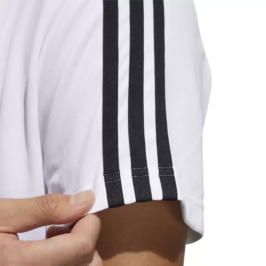 Imagen 1 de 3 de Remera adidas Chomba Designed 2 Move 3 Stripes-BLANCO/NEGRO