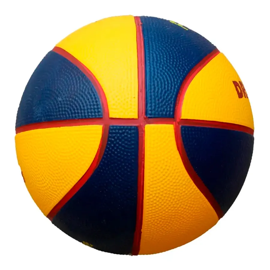 Imagen 2 de 3 de Pelota DRB Dribbling de Básquet Fama 21 Nº3-AMARILLO/MARINO