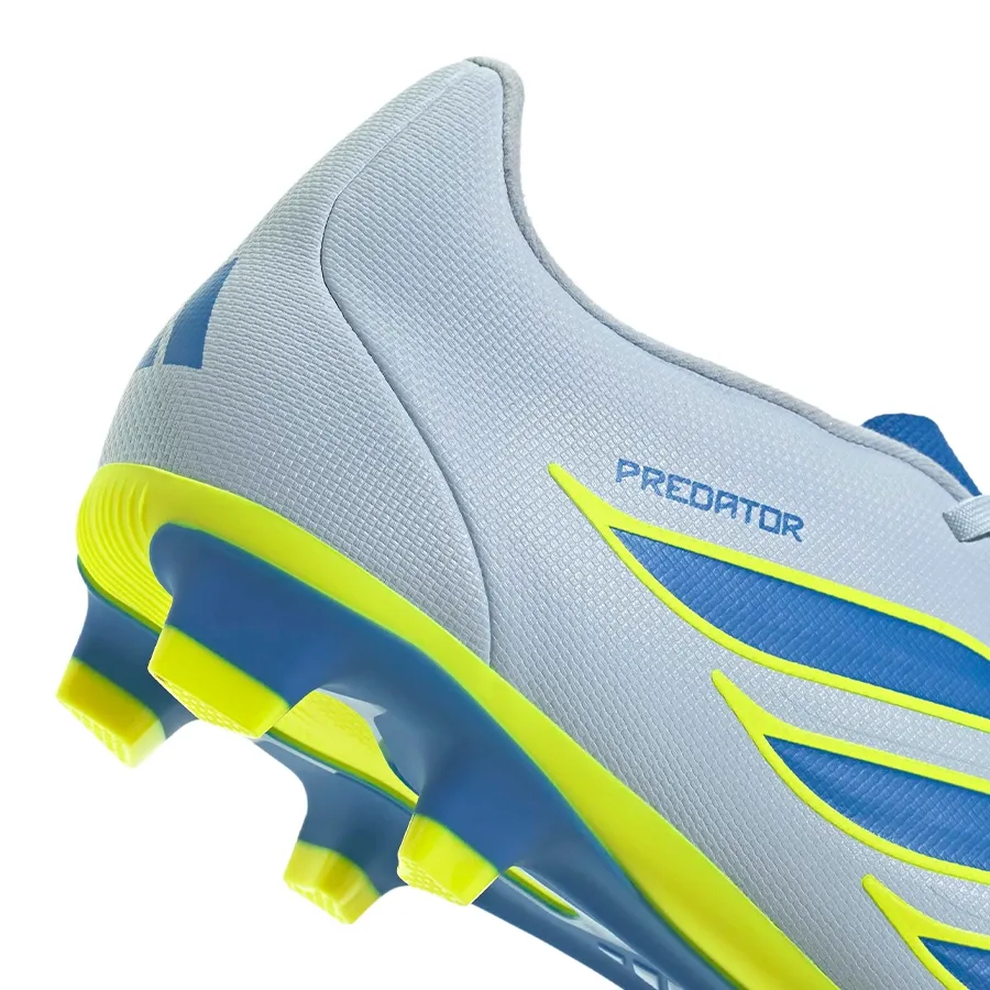 Imagen 6 de 7 de Botines adidas Predator Club Fg-AERO/AZUL/AMARILLO FLUOR