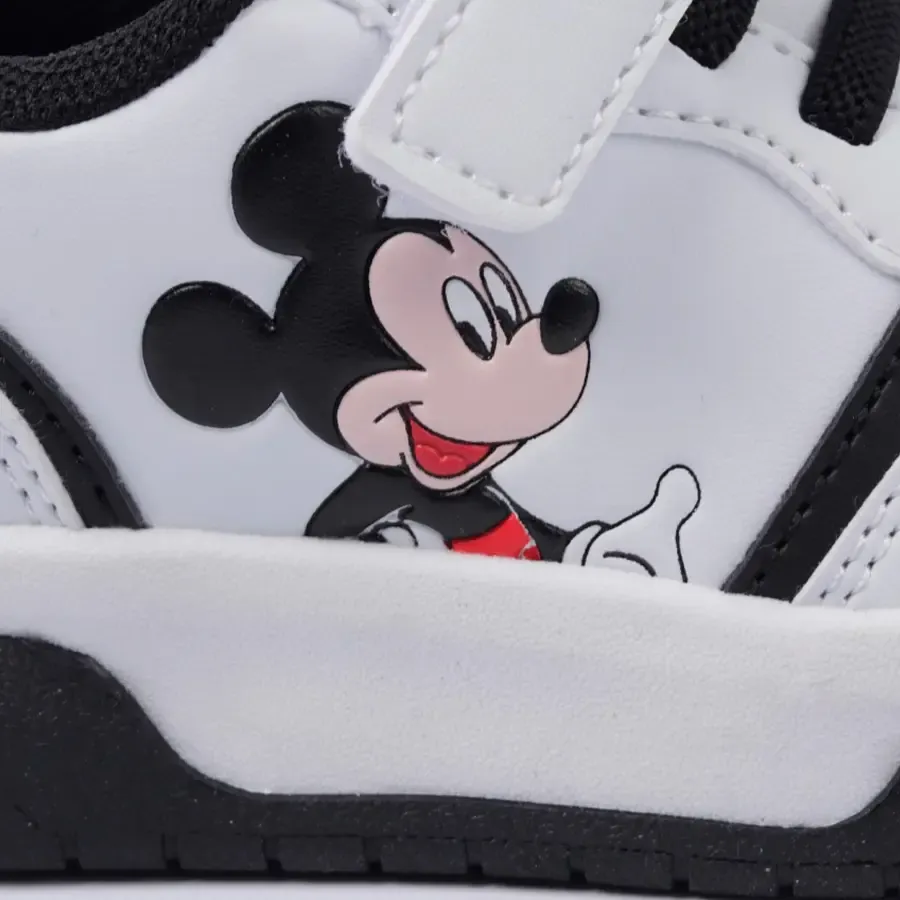 Imagen 5 de 6 de Zapatillas Footy Mickey Mouse-BLANCO/NEGRO