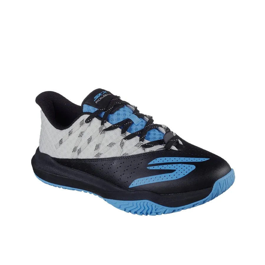 Imagen 1 de 5 de Zapatillas Skechers Viper Court Rally-BLANCO/NEGRO/CELESTE