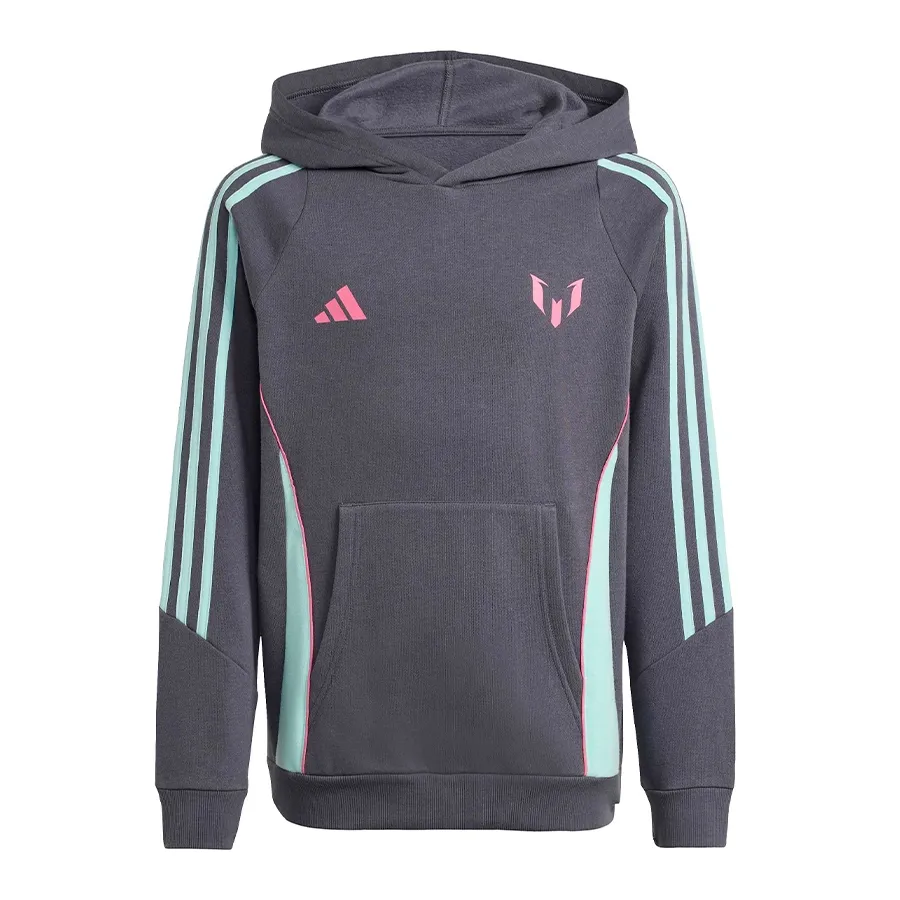 Imagen 2 de 5 de Buzo adidas Messi-GRIS/CELESTE/ROSA