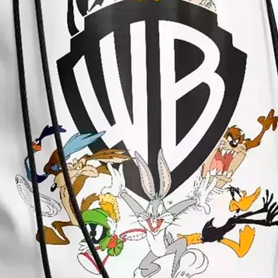 Imagen 1 de 2 de Mochila M2B Licencia Warner 100-BLANCO/NEGRO