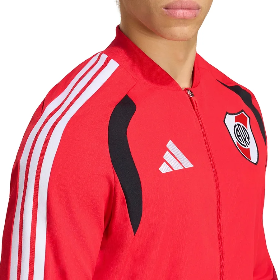 Imagen 3 de 5 de Campera adidas Tiro 26 River Plate 26/27-ROJO/BLANCO/NEGRO