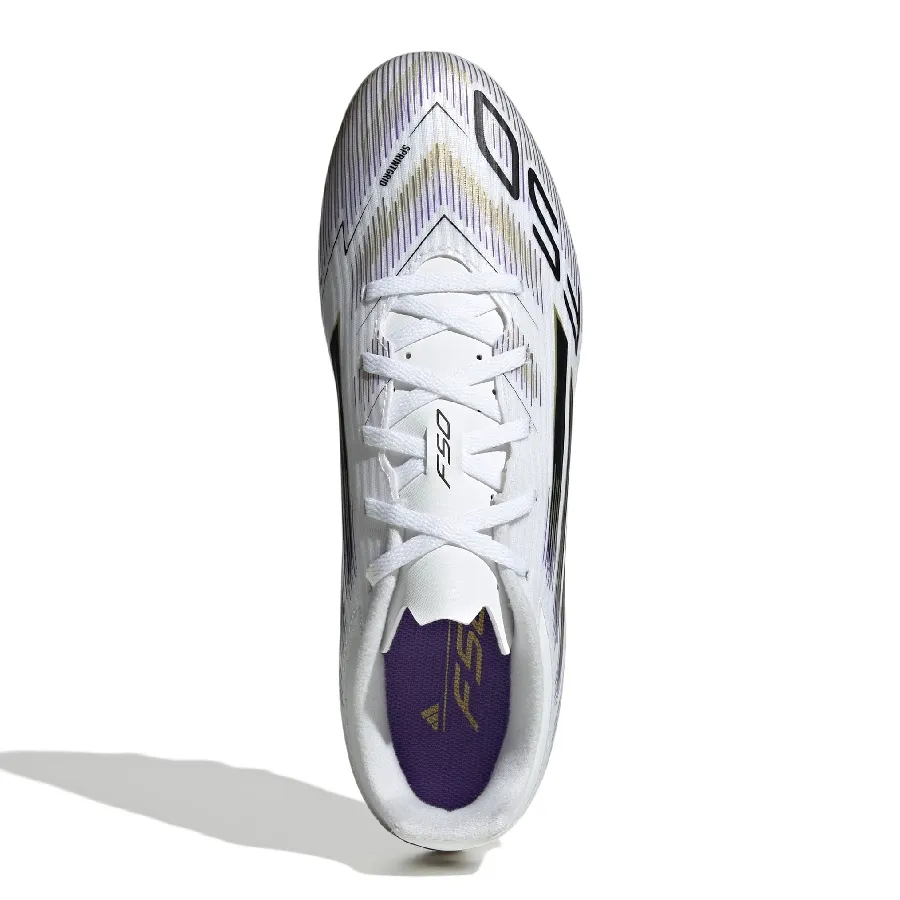 Imagen 3 de 7 de Botines adidas F50 Club Fg-BLANCO/NEGRO/DORADO