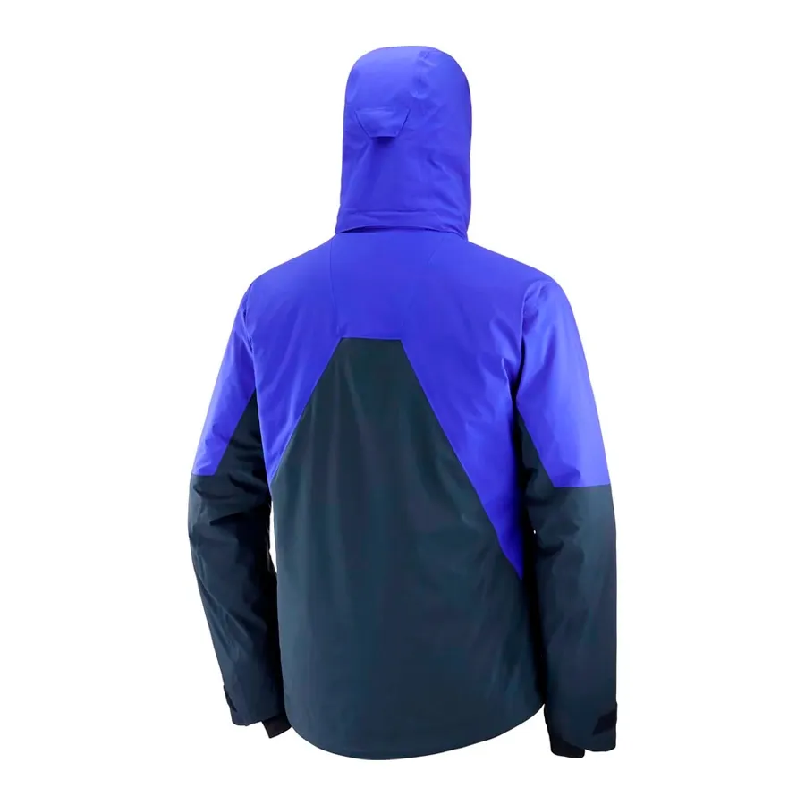 Imagen 4 de 7 de Campera Salomon Brilliant 20K-AZUL/NEGRO