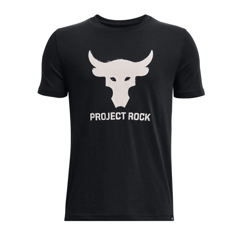 Imagen 0 de 2 de Remera Under Armour Project Rock Brahma Bull-NEGRO/BLANCO