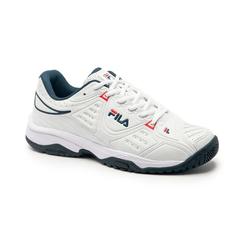 Imagen 1 de 4 de Zapatillas Fila Forehand Clay-BLANCO/MARINO/ROJO