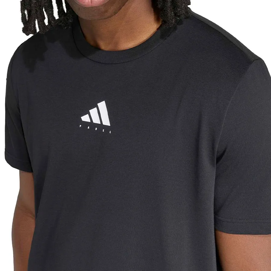 Imagen 3 de 5 de Remera adidas padel Graphic Category-NEGRO