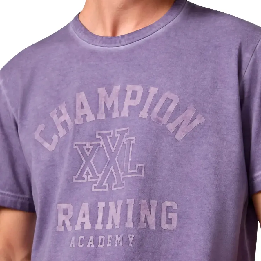 Imagen 2 de 3 de Remera Champion Efecto Lavado-VIOLETA