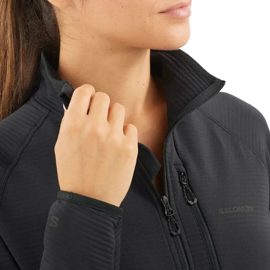 Imagen 3 de 6 de Buzo Salomon Essential Lightwarm-NEGRO