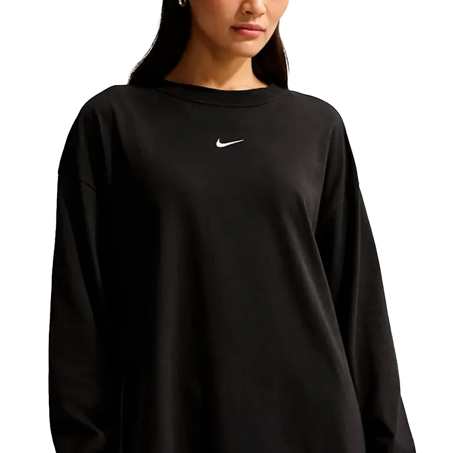 Imagen 1 de 4 de Remera Manga Larga Nike Sportswear Classic-NEGRO