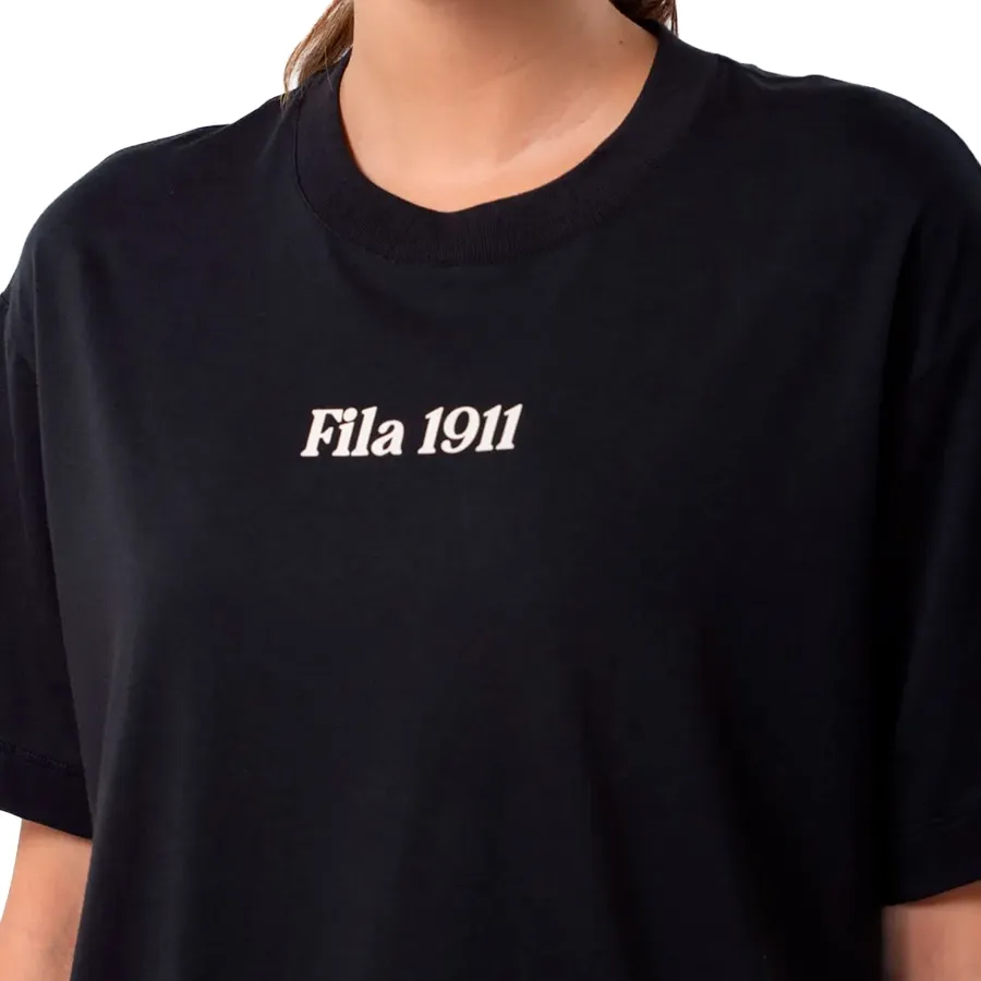 Imagen 2 de 3 de Remera Fila Comfort Union 1911-NEGRO
