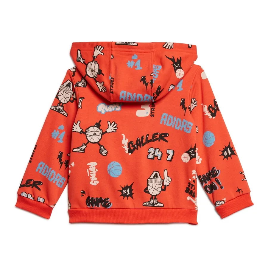 Imagen 2 de 8 de Conjunto adidas Graphic-ROJO/BLANCO/MARINO