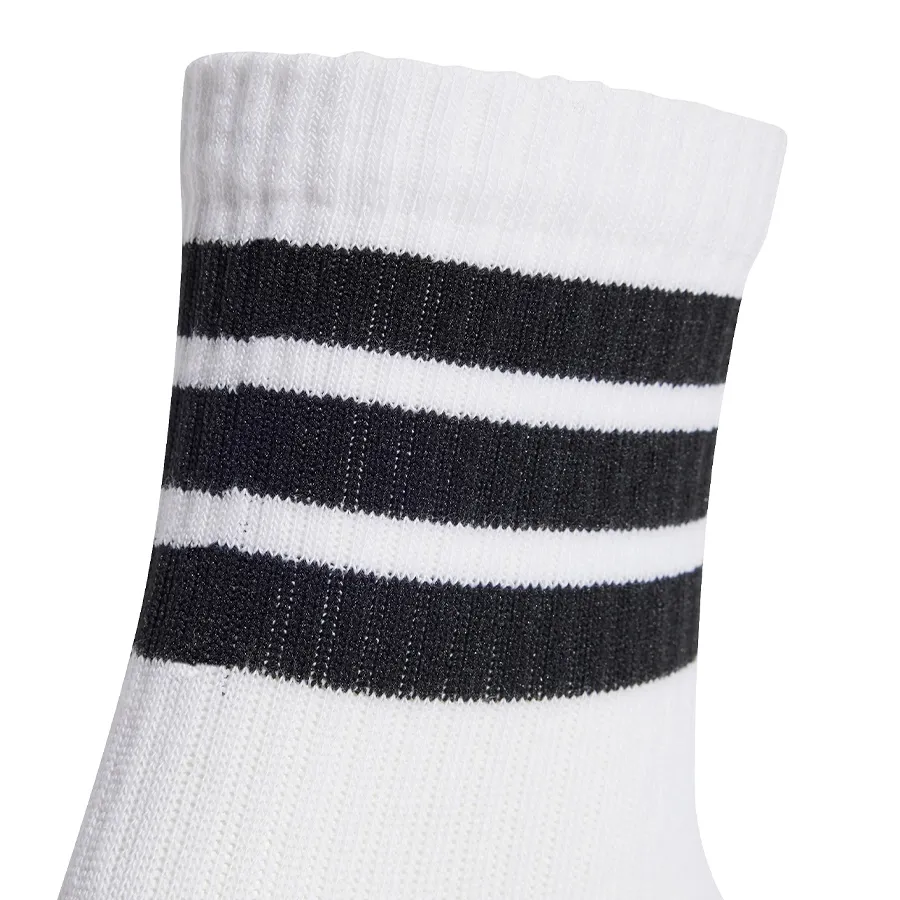 Imagen 3 de 4 de Medias adidas Pack x3-BLANCO/NEGRO