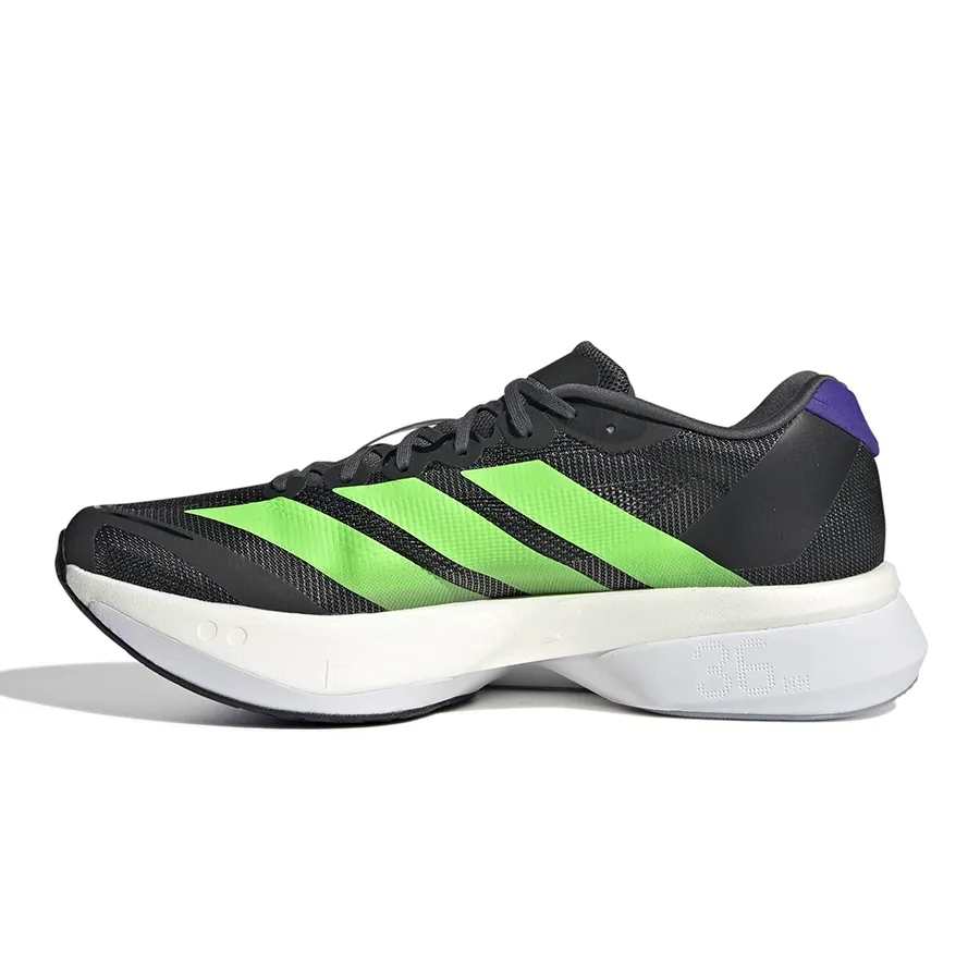 Imagen 3 de 8 de Zapatillas adidas Adizero Boston 13-NEGRO/VERDE FLUOR