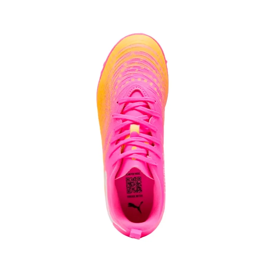 Imagen 3 de 7 de Botines Puma Future 9 Play Tf-ROSA FLUOR/TURQUESA/AMARILLO FLUOR