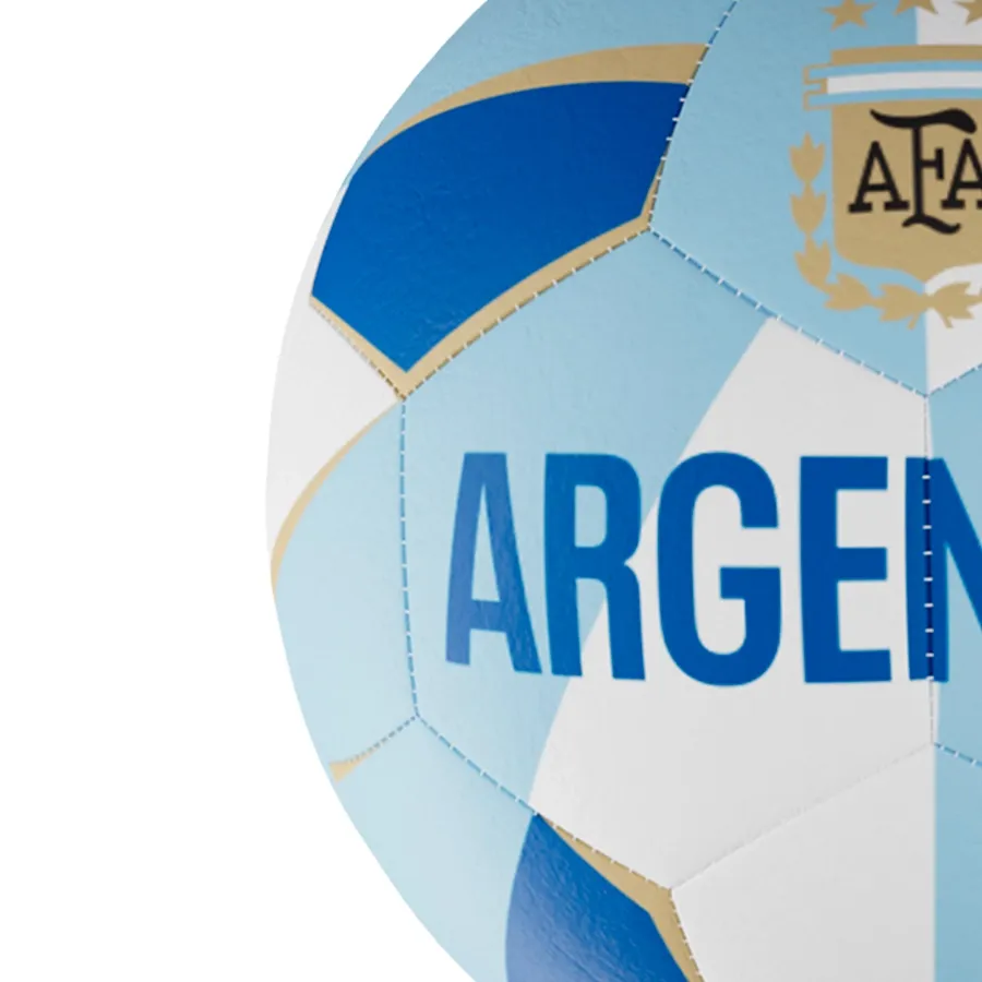 Imagen 2 de 3 de Pelota Dribbling de Fútbol Mundial 2.0 Afa-BLANCO/CELESTE/AZUL