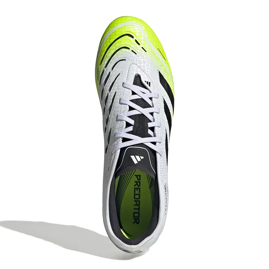 Imagen 3 de 7 de Botines adidas Predator Pro Fg-BLANCO/NEGRO/VERDE FLUOR