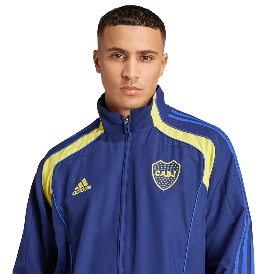 Imagen 3 de 4 de Campera adidas UBP Boca Juniors-MARINO/AMARILLO