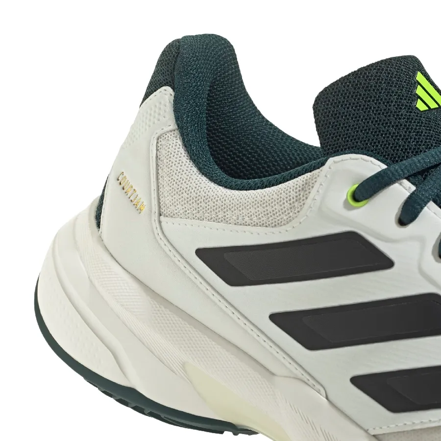 Imagen 5 de 7 de Zapatillas adidas Courtjam Control 3-HUESO/VERDE OSCURO