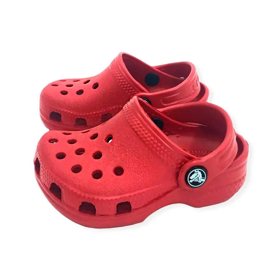 Imagen 2 de 4 de Ojotas Crocs Littles-ROJO