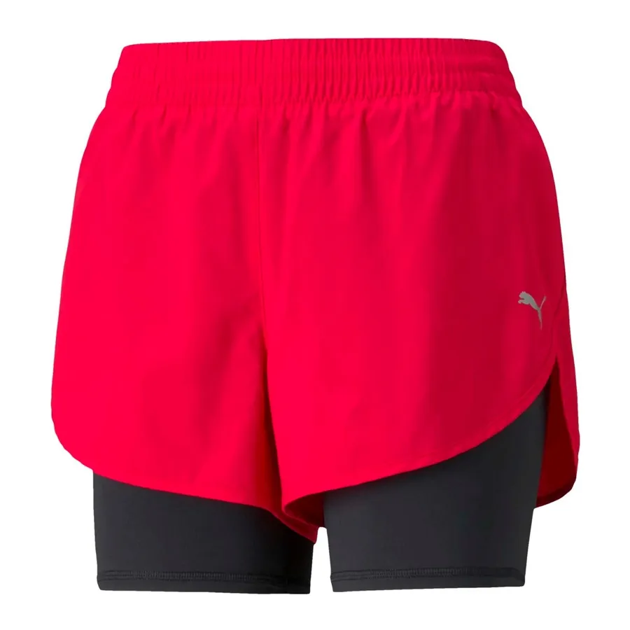 Imagen 0 de 4 de Shorts Puma 2 In 1 Run-BORDO/NEGRO
