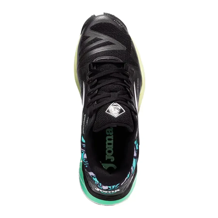 Imagen 2 de 5 de Zapatillas Joma Spin-NEGRO/VERDE AGUA