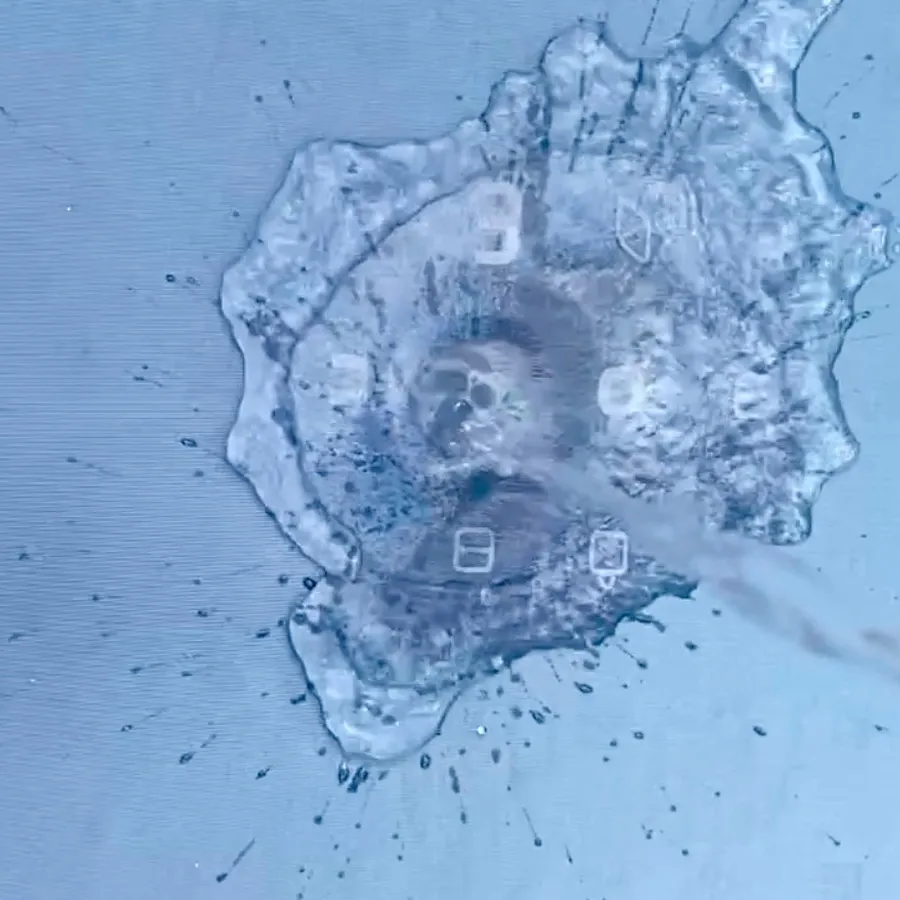 Imagen 2 de 4 de Remera Salomon Logo Wet Ss-AZUL