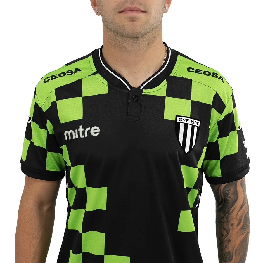 Imagen 6 de 10 de Camiseta Mitre Alternativa Gimnasia y Esgrima-VERDE/NEGRO