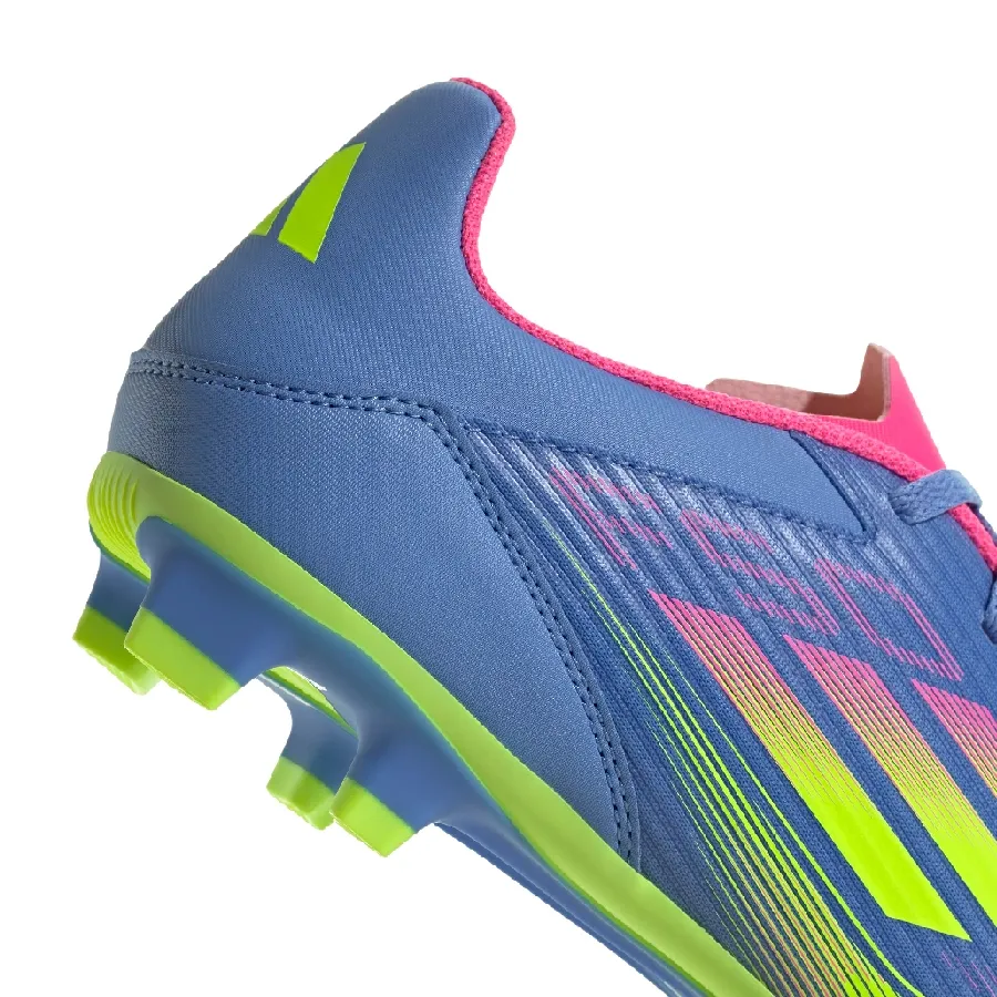 Imagen 4 de 6 de Botines adidas F50 Club Fg-VIOLETA/ROSA FLUOR/AMARILLO FUOR