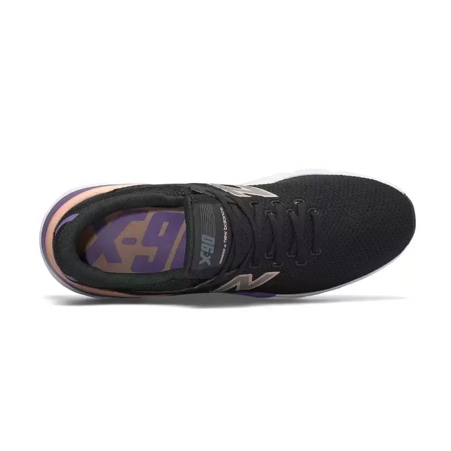 Imagen 2 de 4 de Zapatillas New Balance X90-NEGRO/VIOLETA