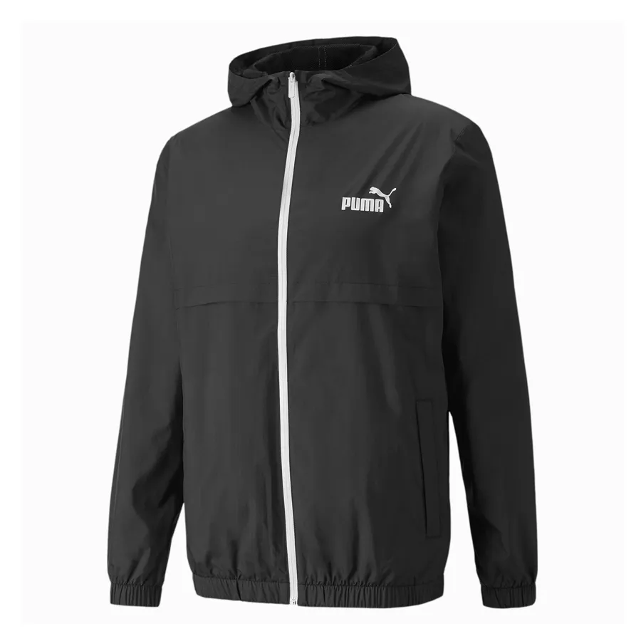 Imagen 0 de 5 de Campera Puma Ess Solid Windbreaker-NEGRO/BLANCO