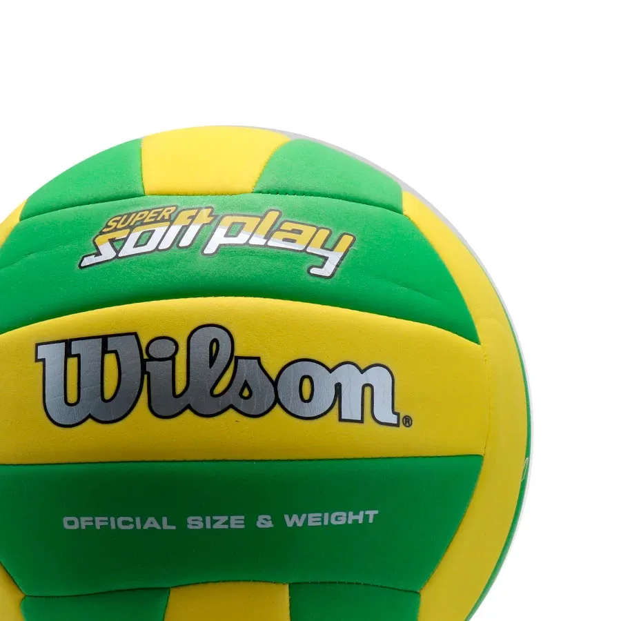 Imagen 1 de 2 de Pelota Wilson Super Soft Play Vb Yegrn Bulk-VERDE/AMARILLO