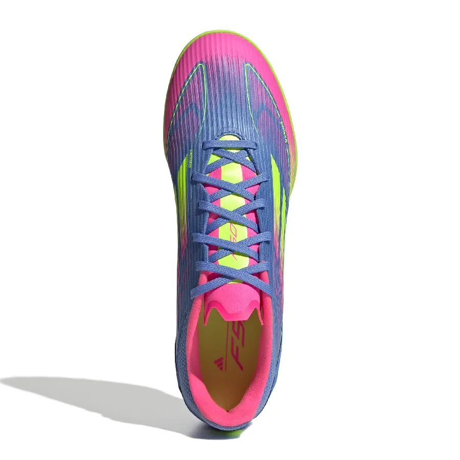 Imagen 3 de 7 de Botines adidas F50 League Tf-AZUL/AMARILLO FLUOR/ROSA FLUOR