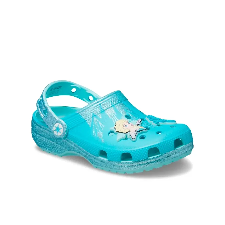 Imagen 1 de 7 de Ojotas Crocs Frozen Elsa Classic Clog-CELESTE