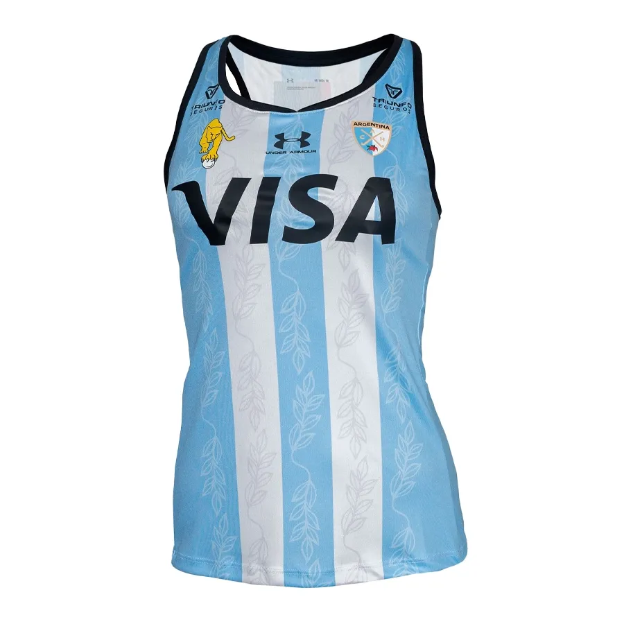 Imagen 0 de 5 de Camiseta Under Armour Leonas Titular-BLANCO/CELESTE