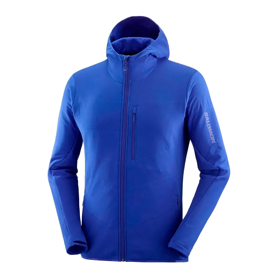 Imagen 5 de 7 de Campera Salomon Outline Warm Hybrid Hdy-AZUL FRANCIA