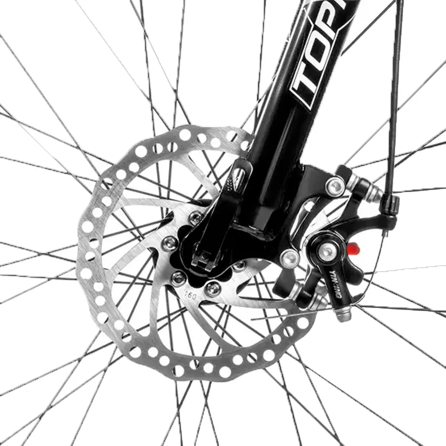 Imagen 6 de 7 de Bicicleta Mtb TopMega Sunshine R29 21 V F. Disco-NEGRO/AMARILLO