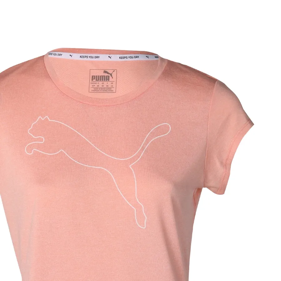 Imagen 3 de 4 de Remera Puma Active Logo Heather Tee-SALMON